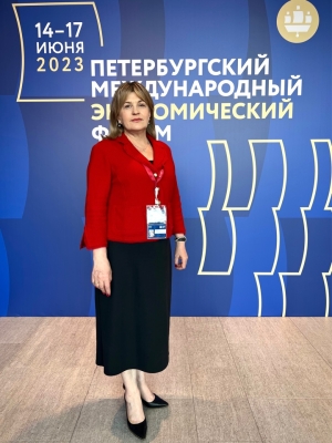 Председатель Арбитражного суда Республики Абхазия Квициния Ф.А. приняла участие в Петербургском международном экономическом форуме.